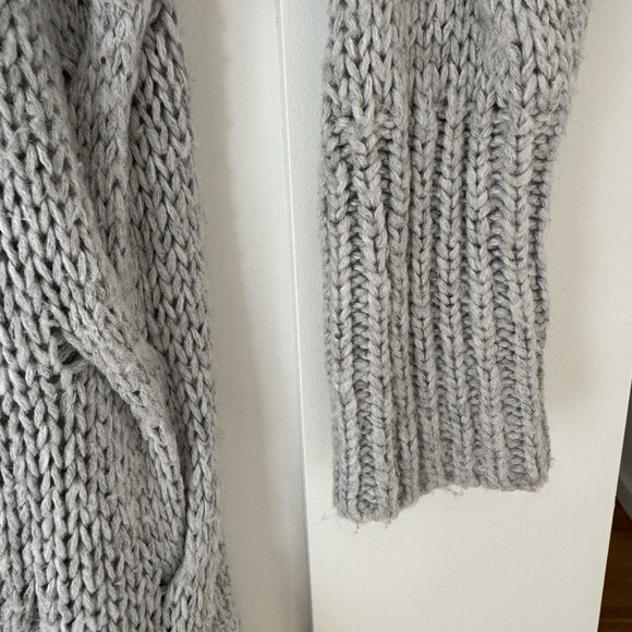 Dex Long Open Knit Cardigan - Picture 2 of 4